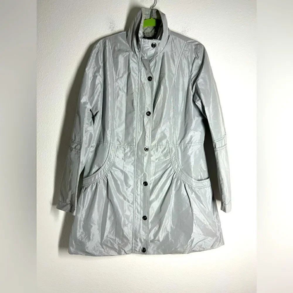 L’Evolution Bohemian Rein Coat Norwegian Design Black White Size 42 EU/ M-L US